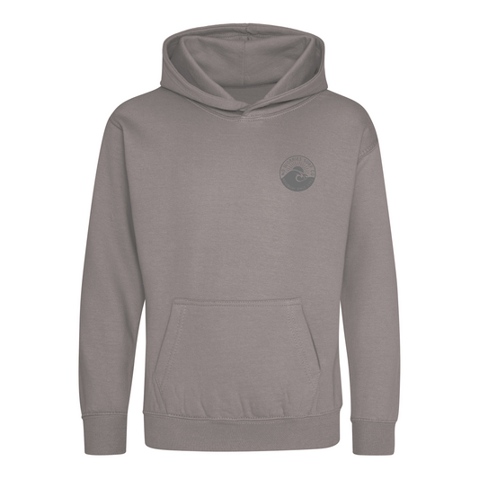 Kids Wave Hoodie - Platinum Grey