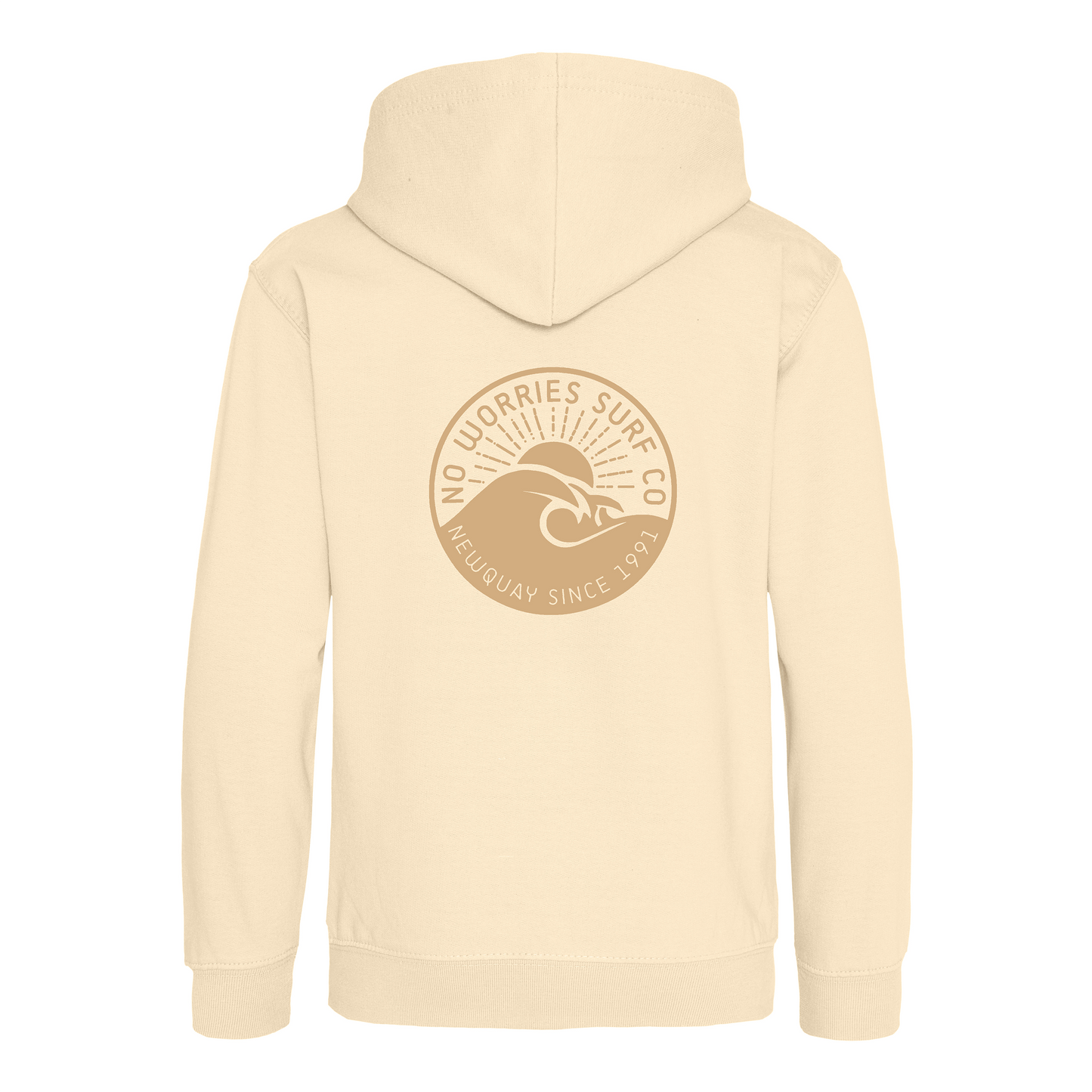 Kids Wave Hoodie - Vanilla