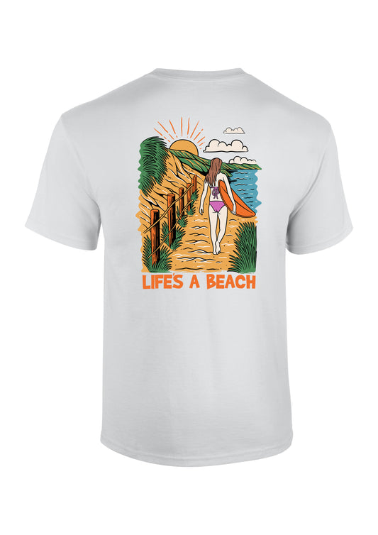 Adults Life's a Beach T-Shirt