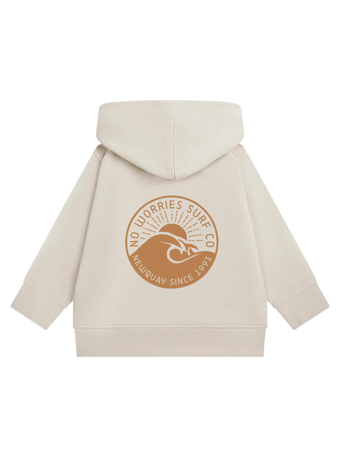 Toddler Wave Hoodie - Stone