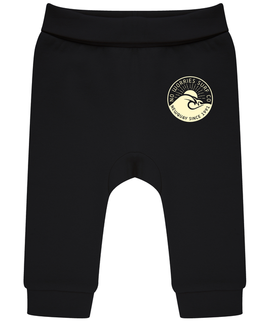 Toddler Wave Joggers - Black