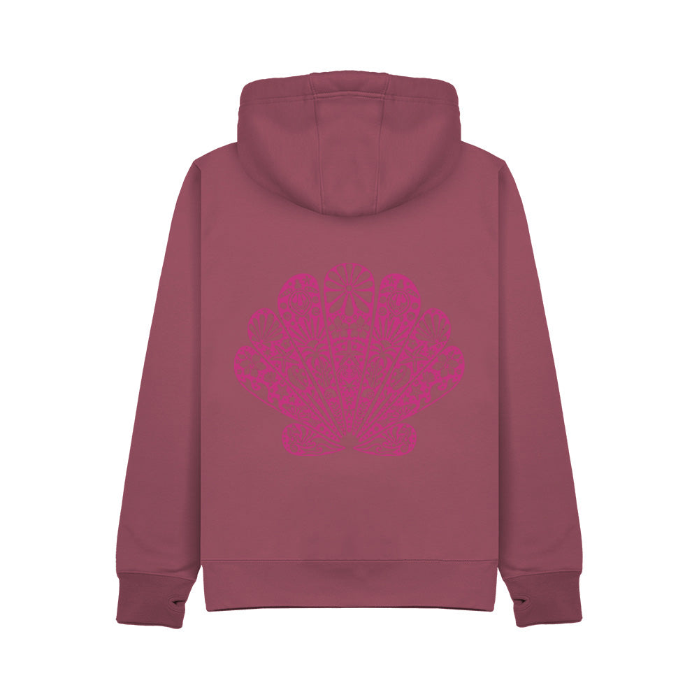 Ultra Premium Clam Hoodie -Mulberry