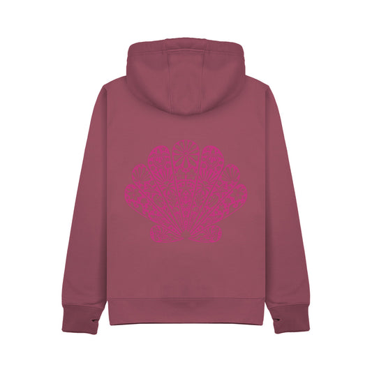 Ultra Premium Clam Hoodie -Mulberry