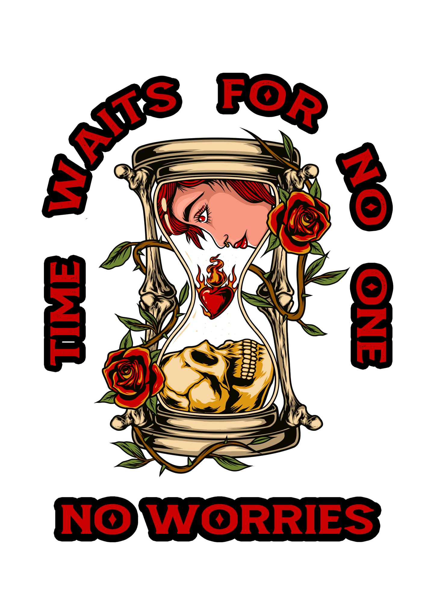 Adults Time Waits For No One T-Shirt