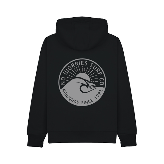 Ultra Premium Wave Hoodie - Black