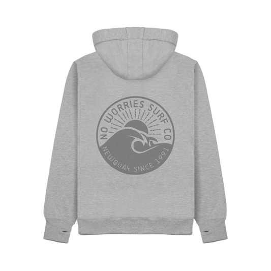 Ultra Premium Wave Hoodie - Dusty Grey