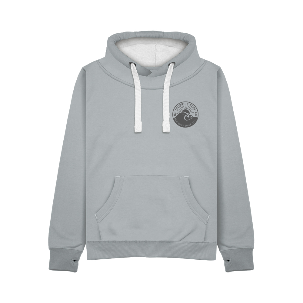 Ultra Premium Wave Hoodie - Grey Mist – NoWorriesSurfCo