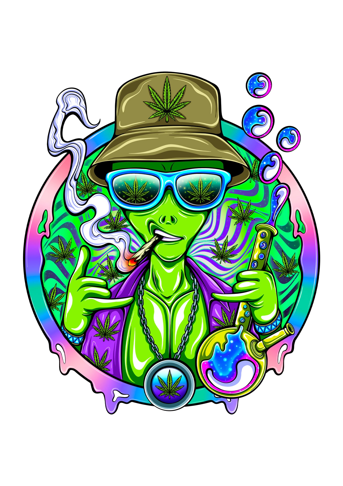 Adults Alien Bong T-Shirt