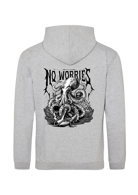 Adults Black Octopus Hoodie