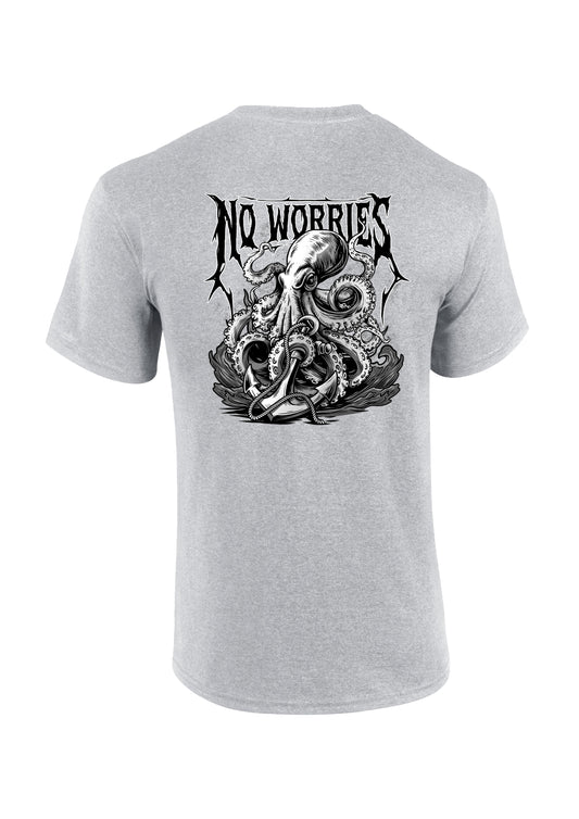 Adults Black Octopus T-Shirt
