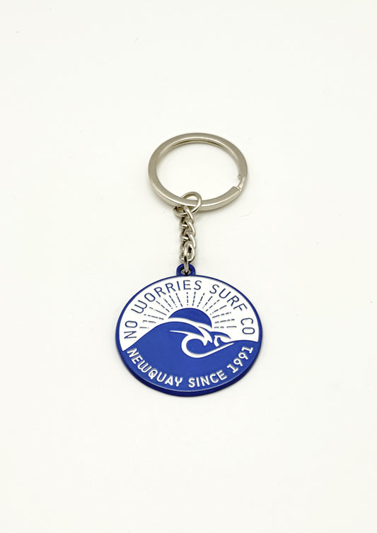 Wave Keyring-Blue