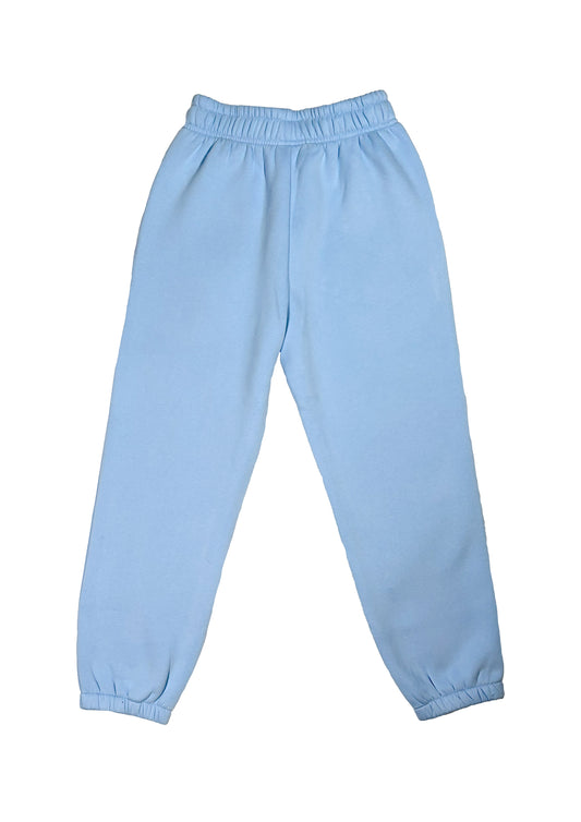 Adults Embroidered Sun Joggers-Sky Blue