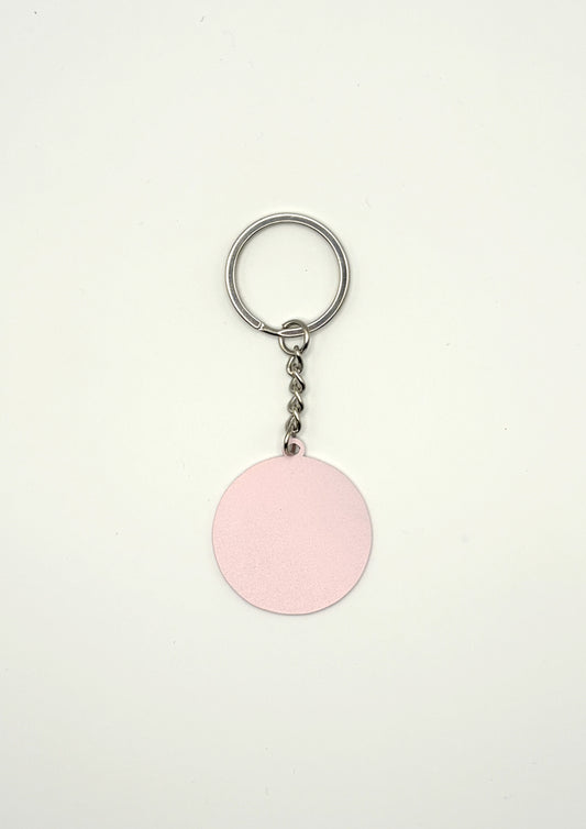 Wave Keyring-Baby Pink