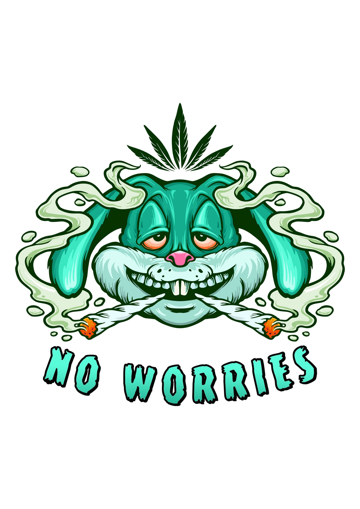 Adults Bunny Spliff Hoodie