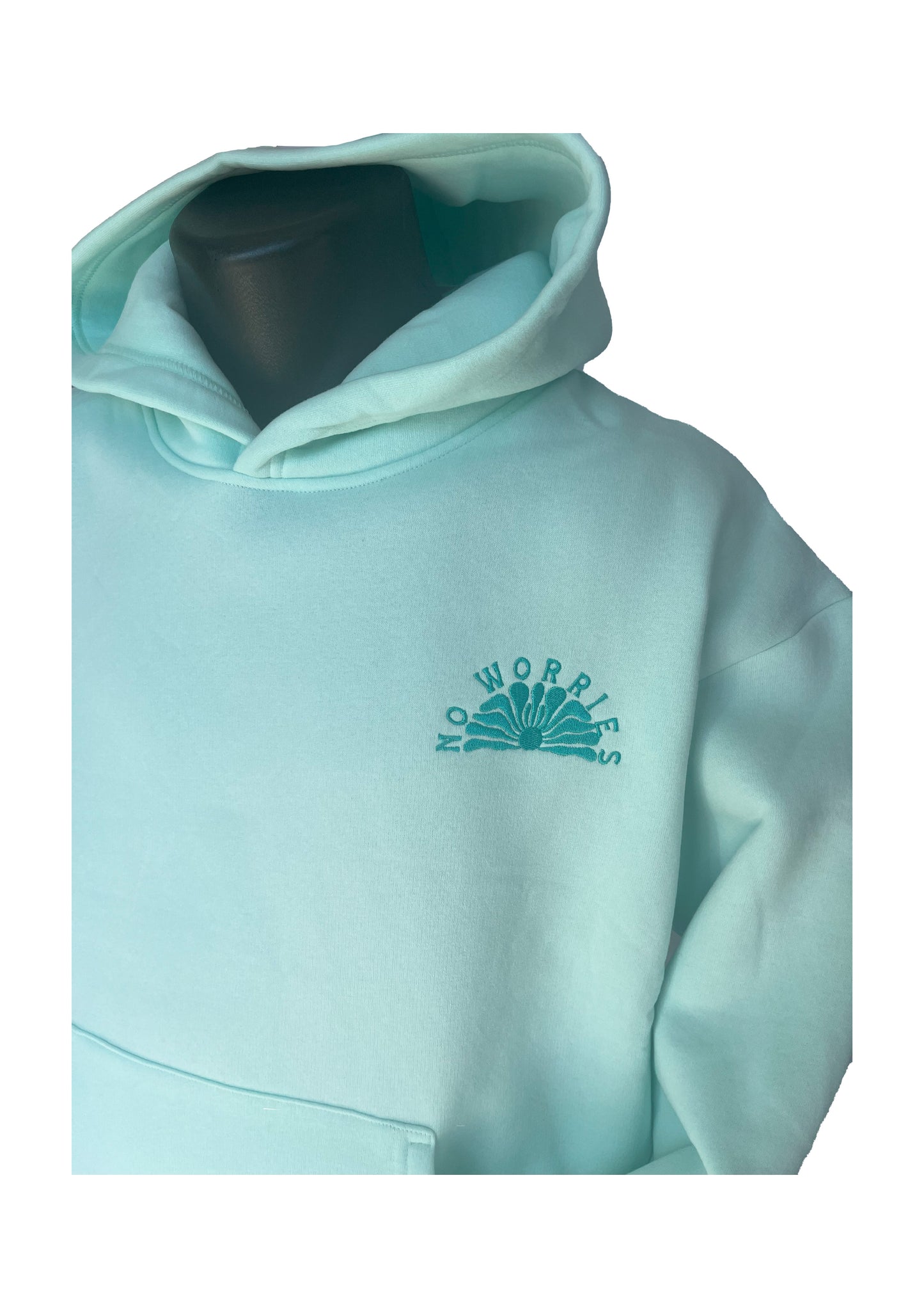 Adults Embroidered Shellscape-Mint