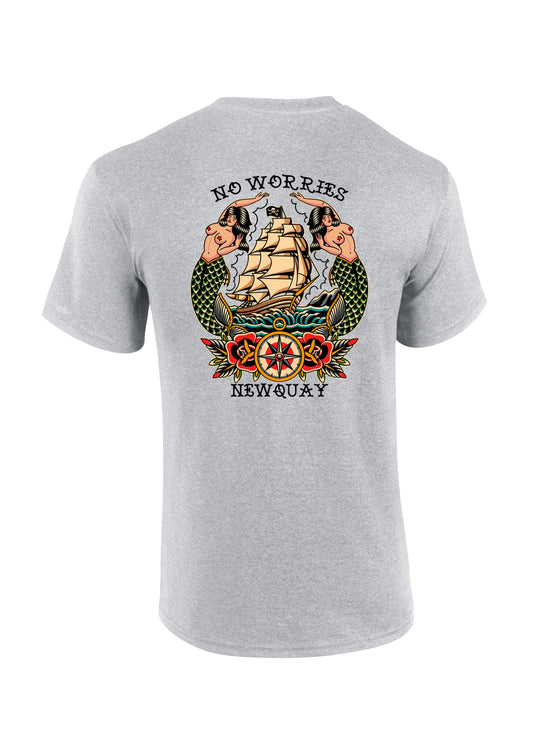 Adults Mermaid Ship T-Shirt