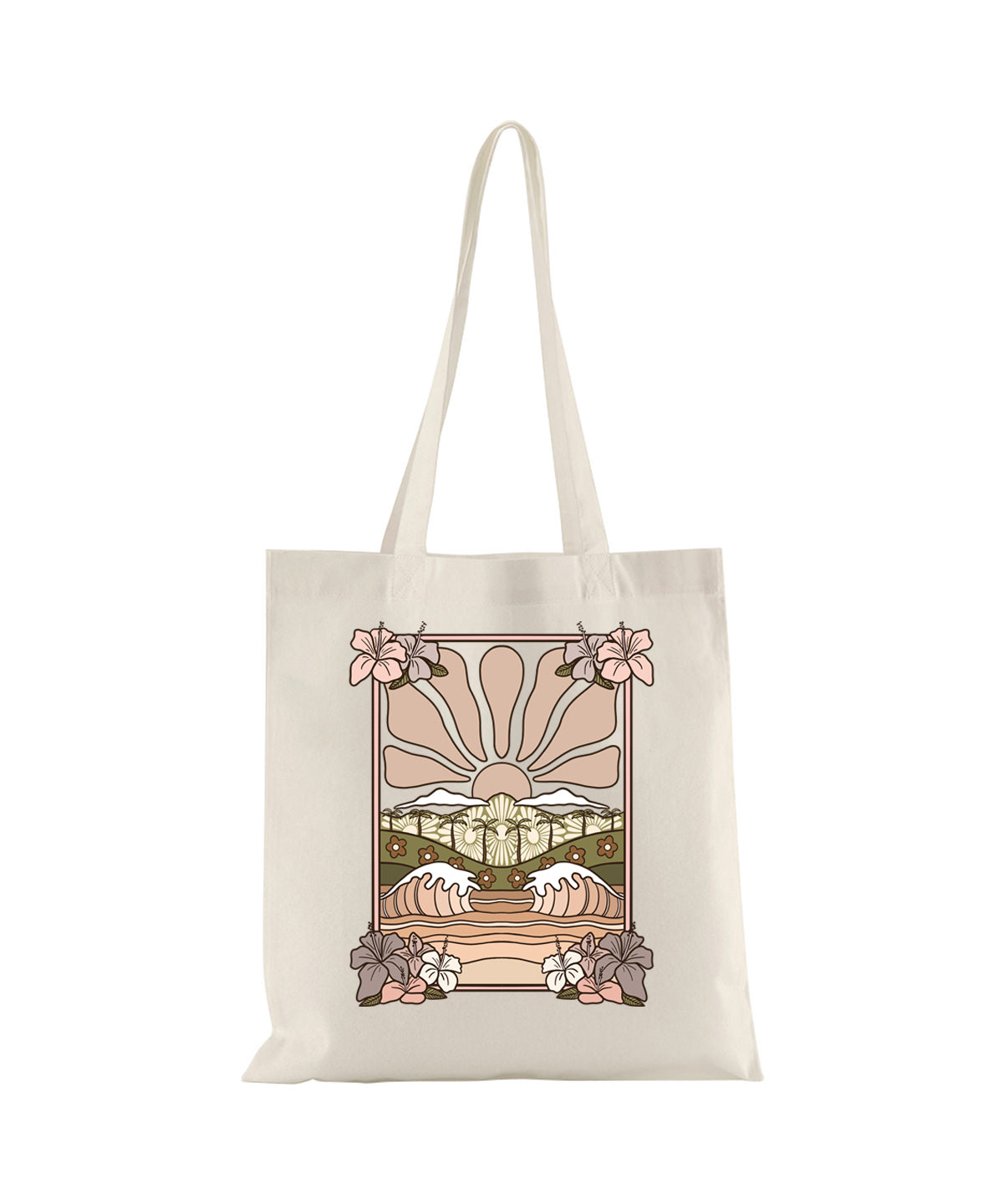 Hibiscus Haze Tote Bag