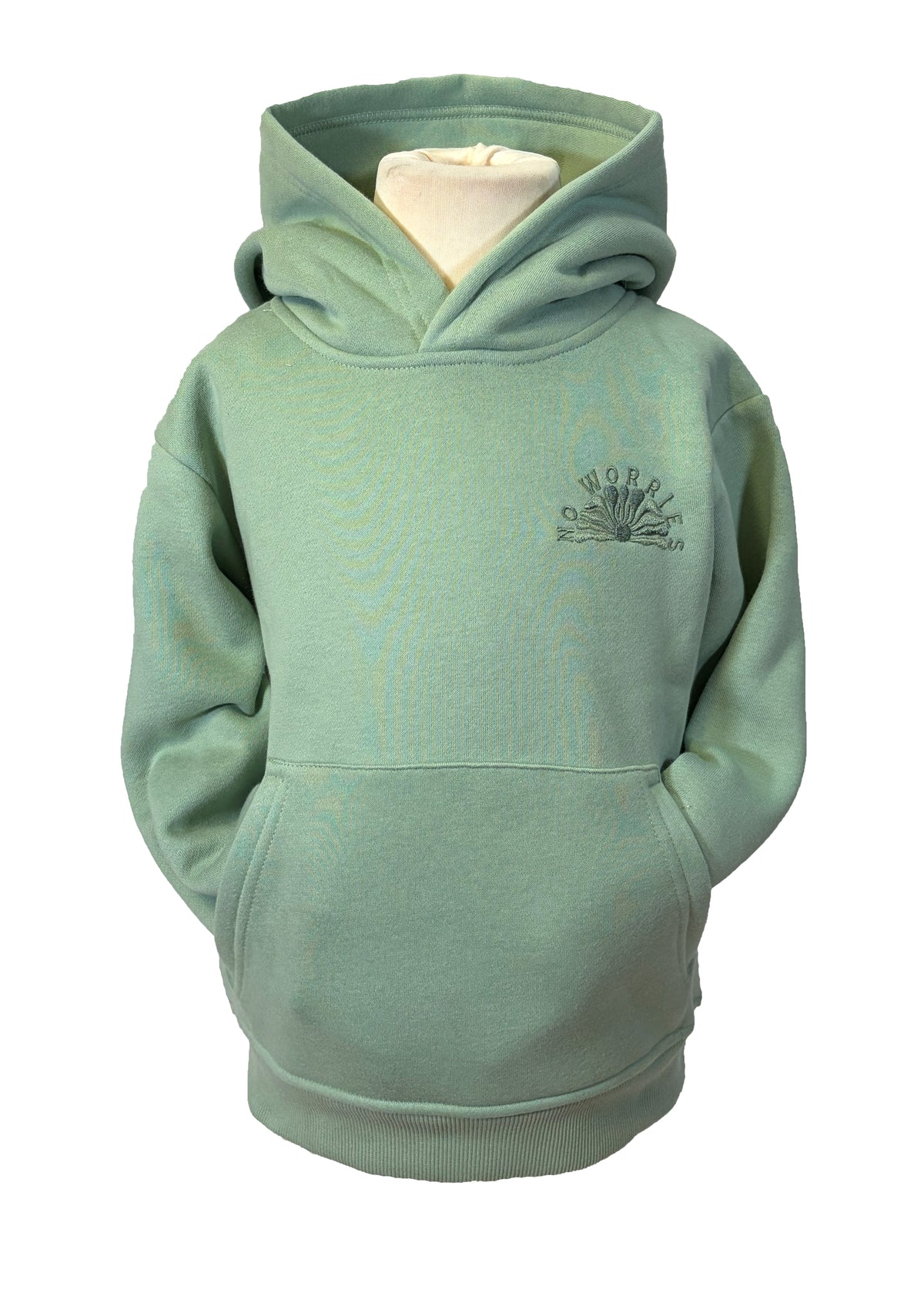 Kids Embroidered Clam Hoodie