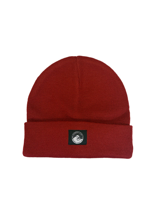 Wave Beanie-Burgundy