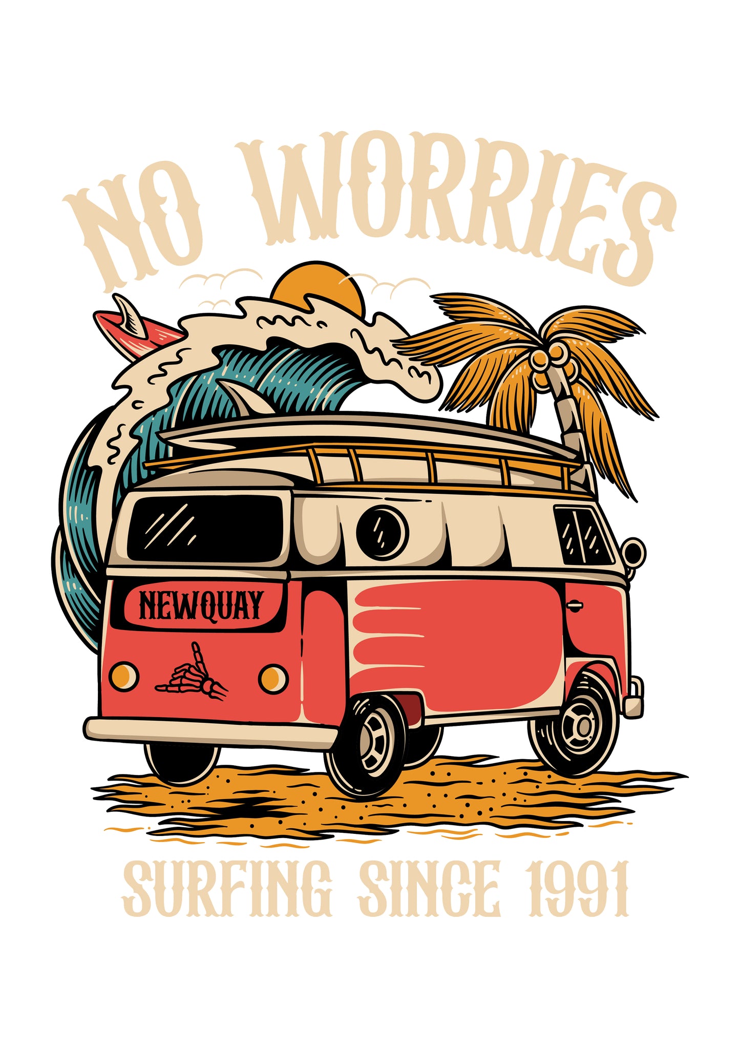 Adults Red Van Hoodie