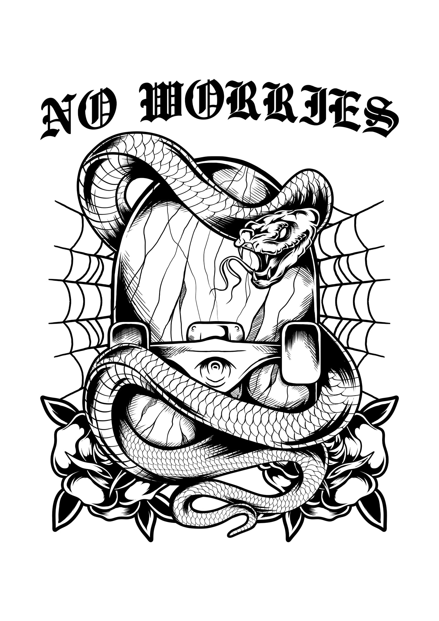 Adults Snake Logo Hoodie