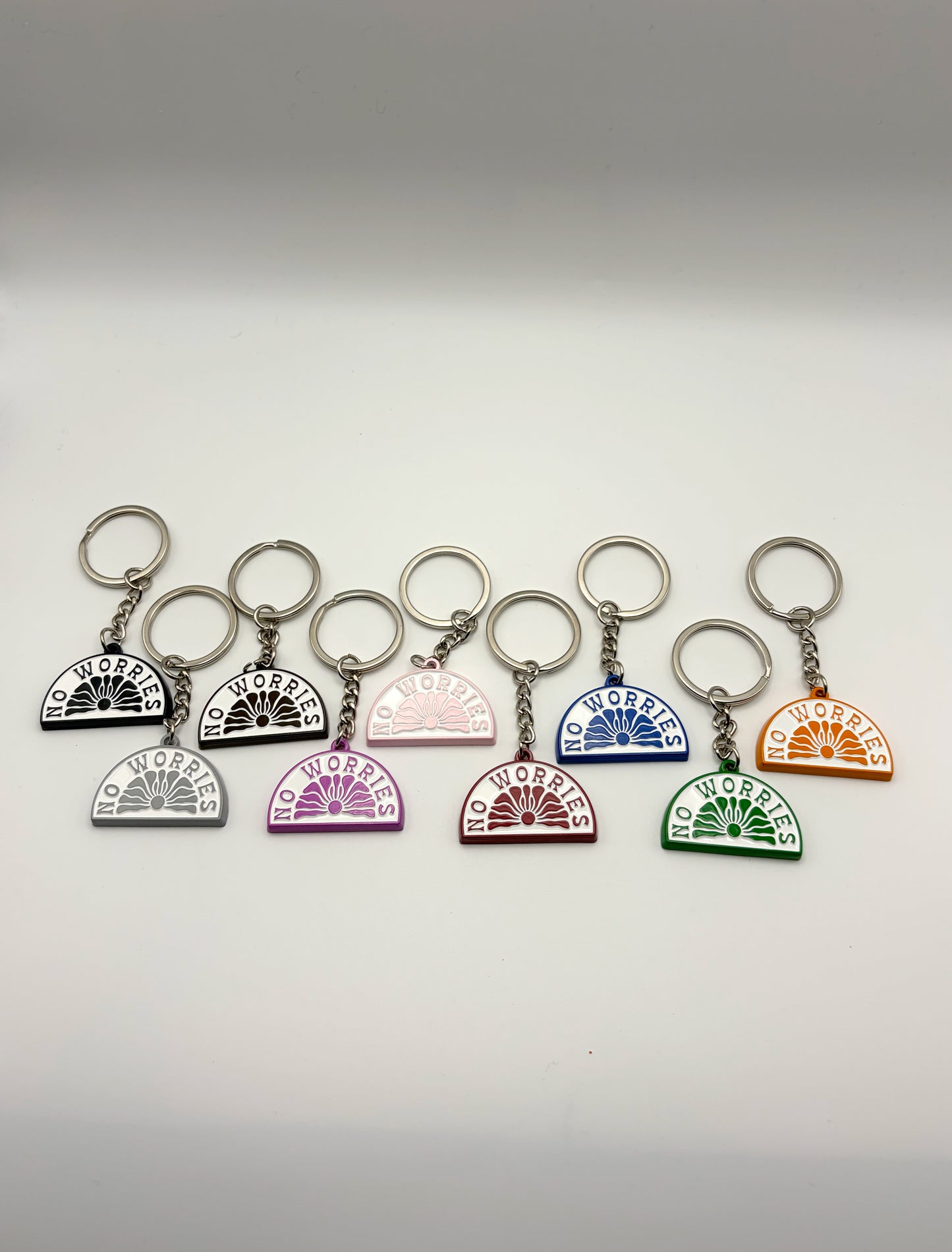 Sun Keyring-Hot Pink