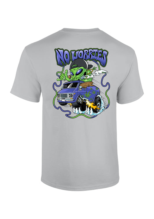 Adults Alien Van T-Shirt