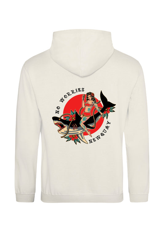 Adults Shark & Rose Hoodie