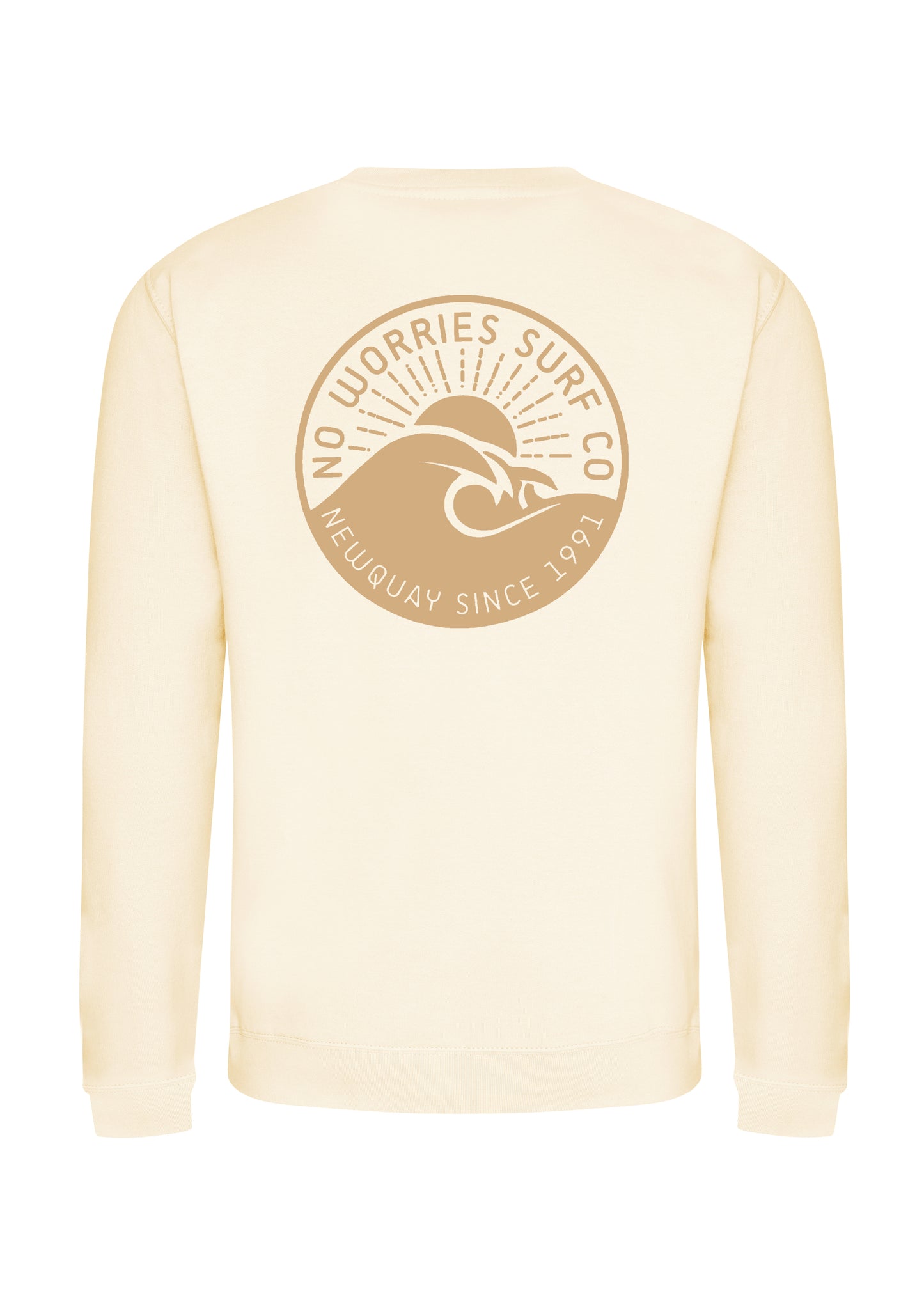 Adults Wave Sweatshirt-Vanilla