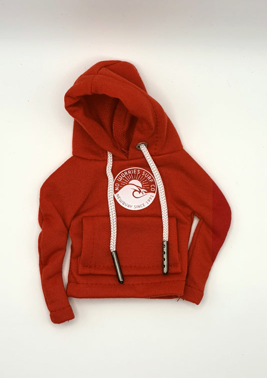 Mini Gear Knob Hoodie - Wave - Red