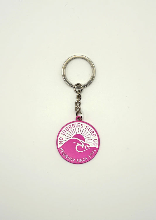 Wave Keyring-Hot Pink