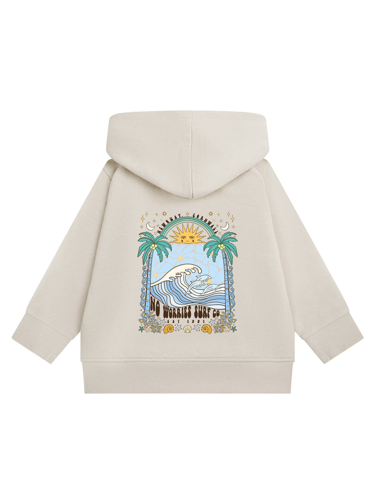 Toddler 3 Dolphins Hoodie