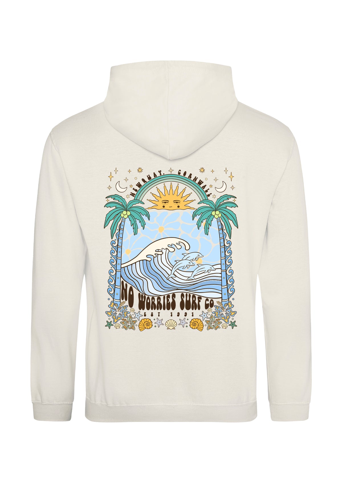 Adults 3 Dolphins Hoodie