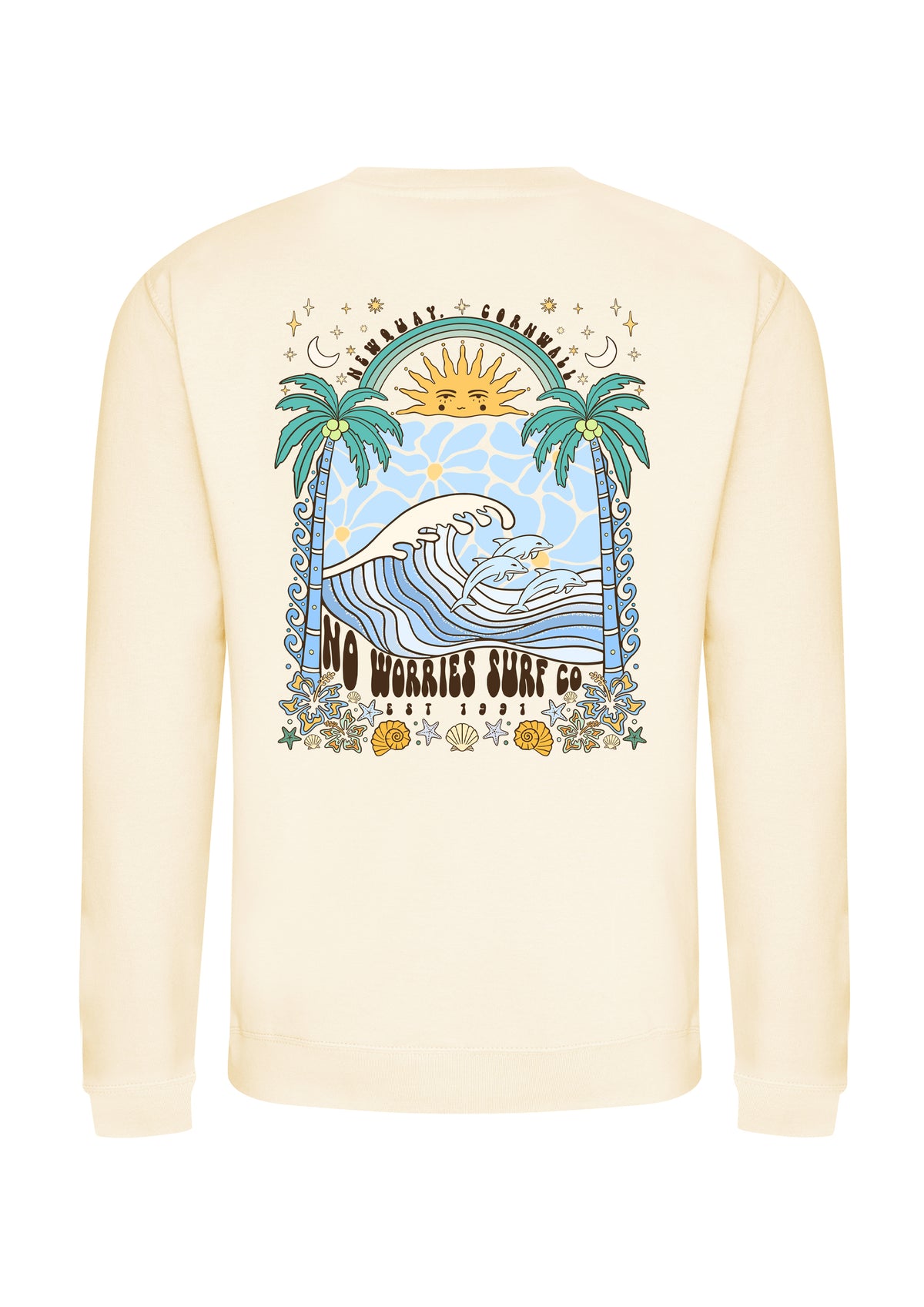 Adults 3 Dolphins Sweatshirt