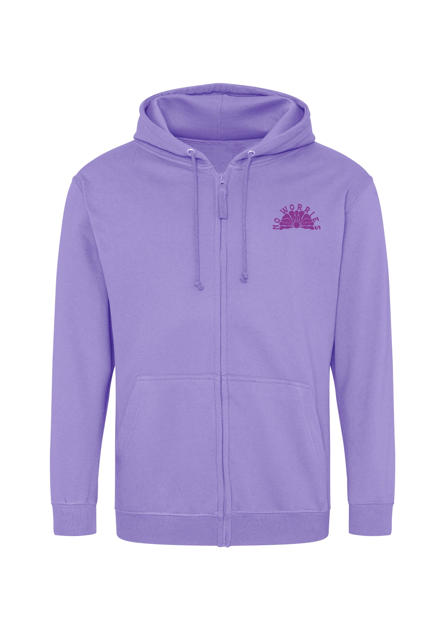 Adults Zip-Up Everything Comes in Waves Hoodie