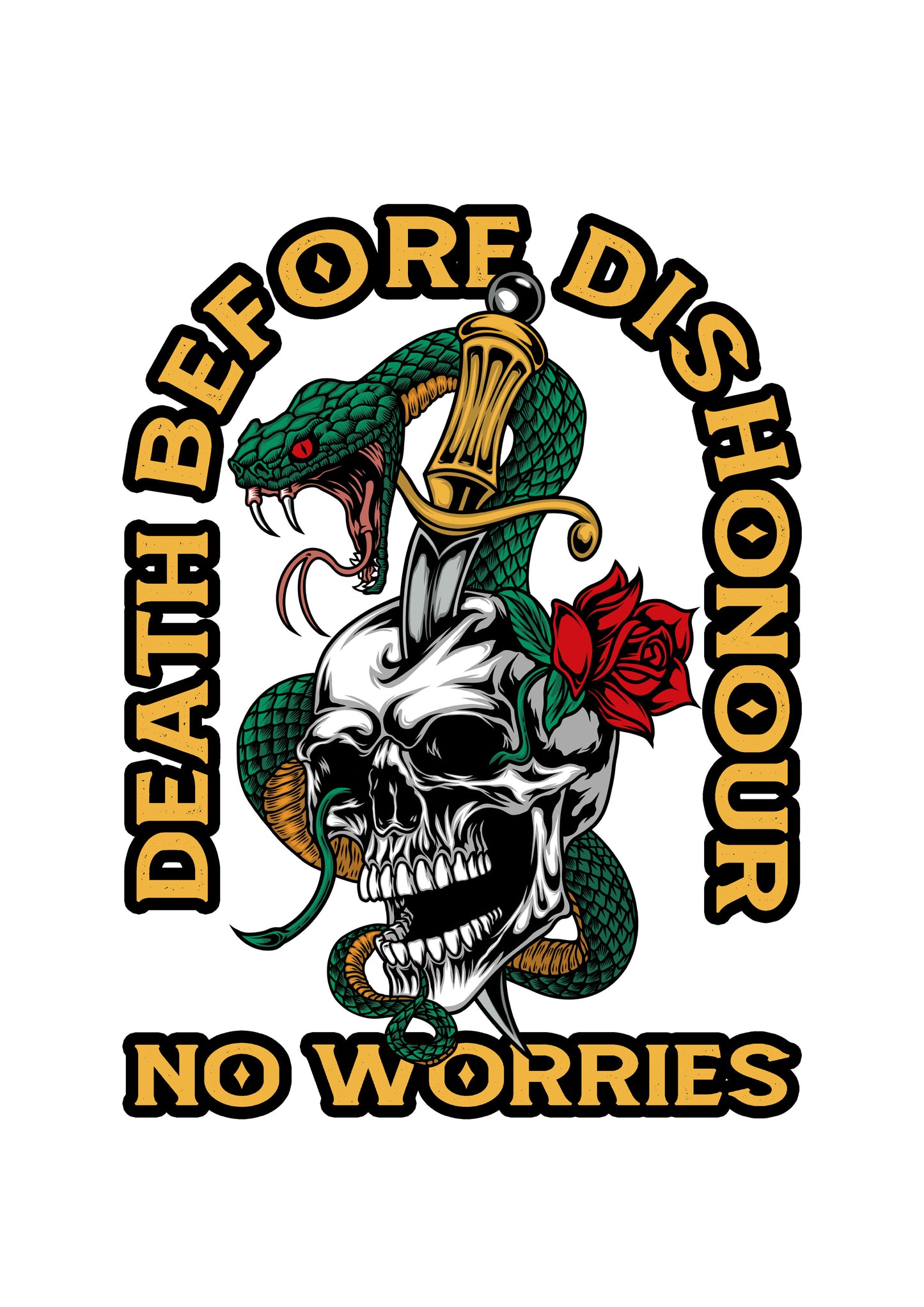 Adults Death Before Dishonour Hoodie