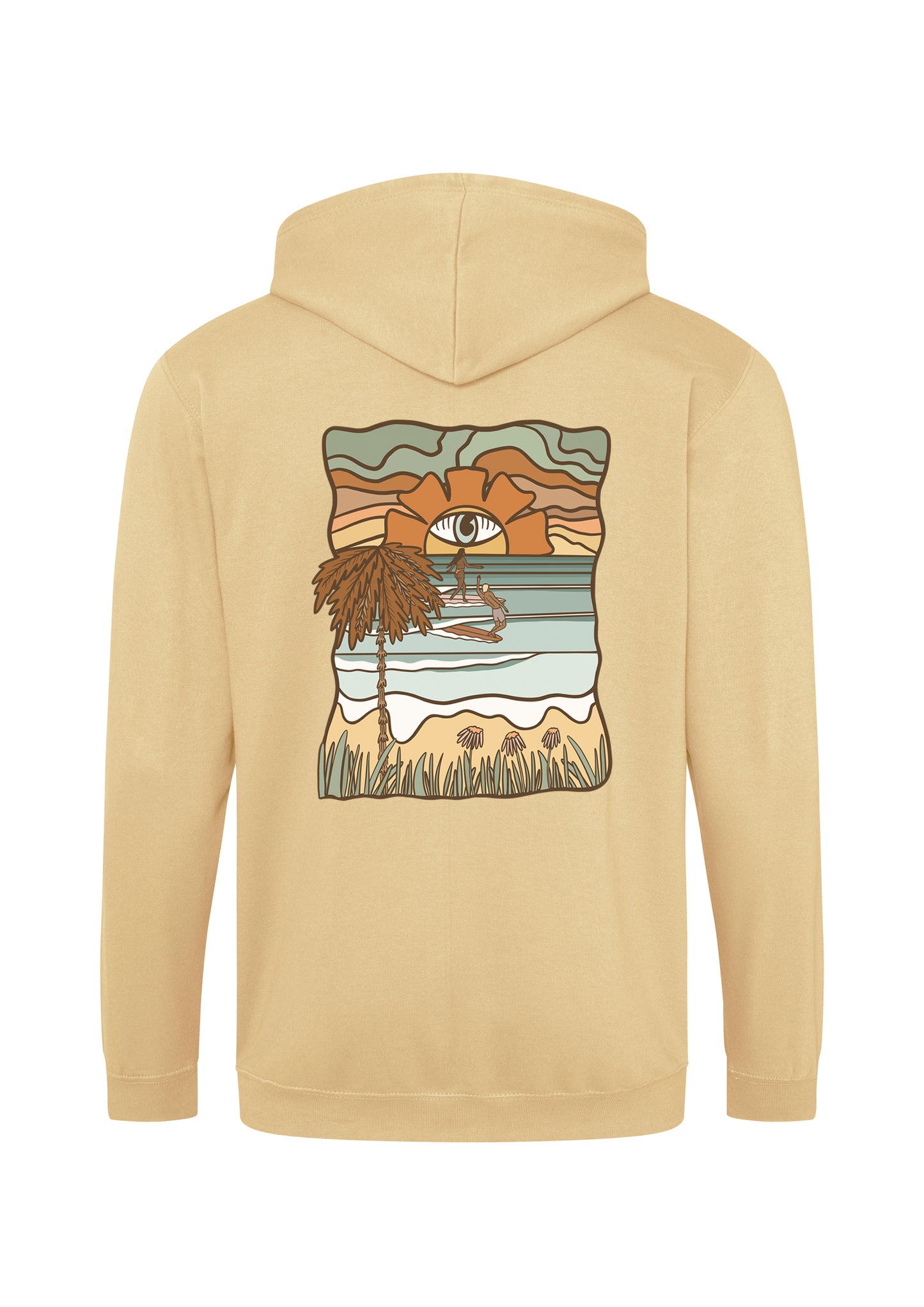 Adults Zip-Up Eye on the Tide Hoodie