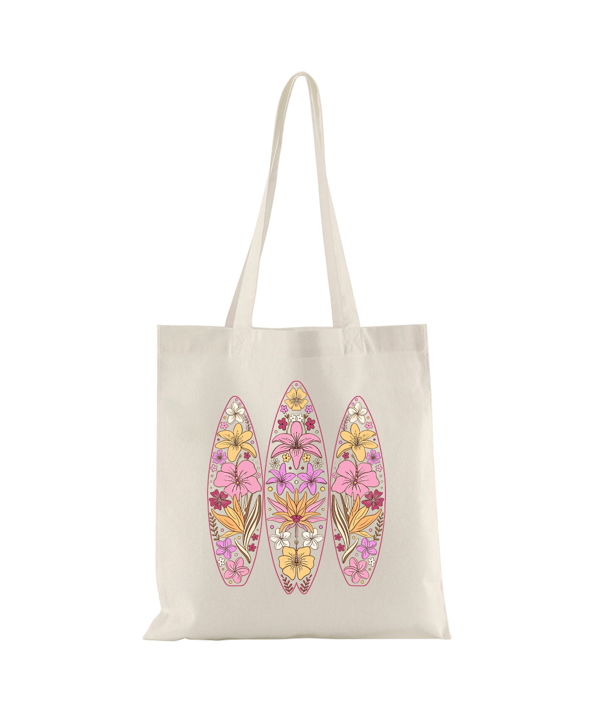 Floral Boards Tote Bag
