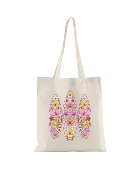 Floral Boards Tote Bag