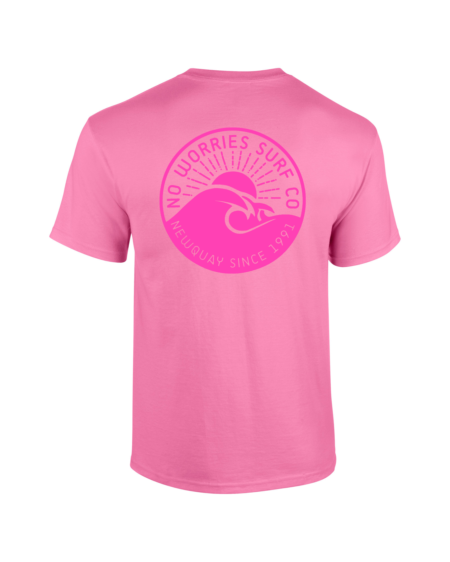 Adults Wave T-Shirt - Candyfloss Pink