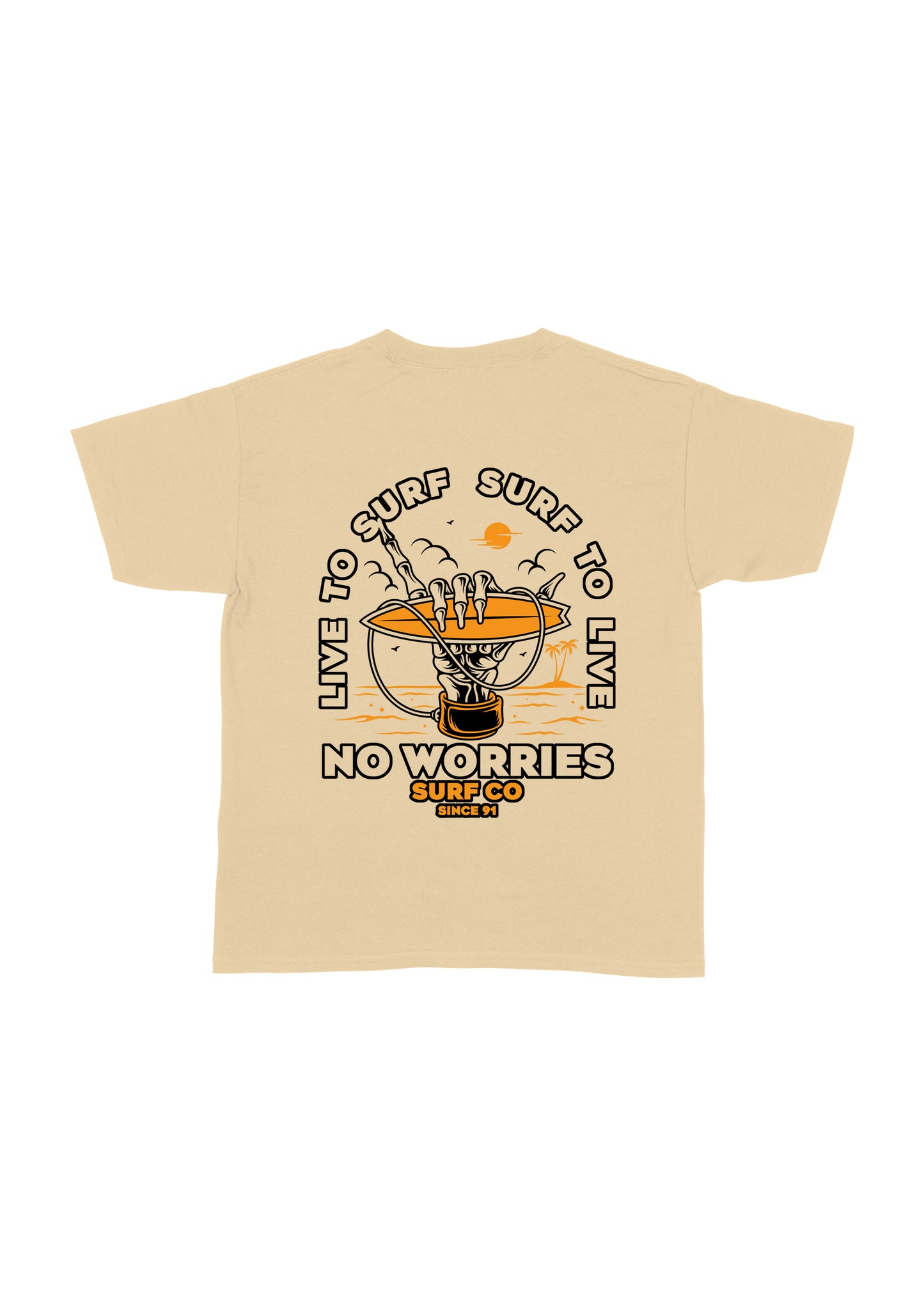 Kids Live to Surf T-Shirt
