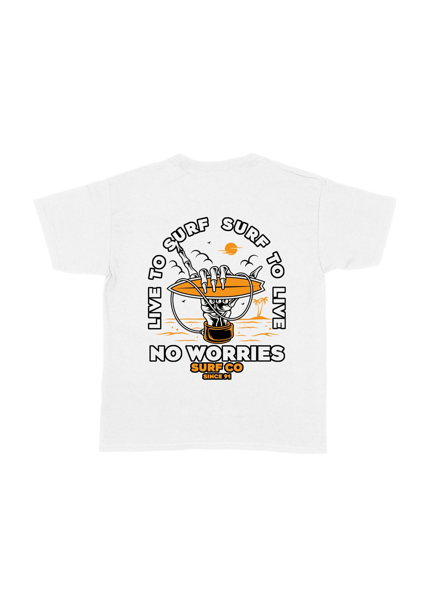 Kids Live to Surf T-Shirt