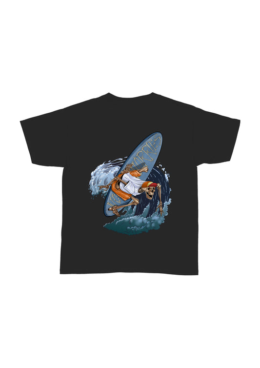 Kids Surfing Skeleton T-Shirt