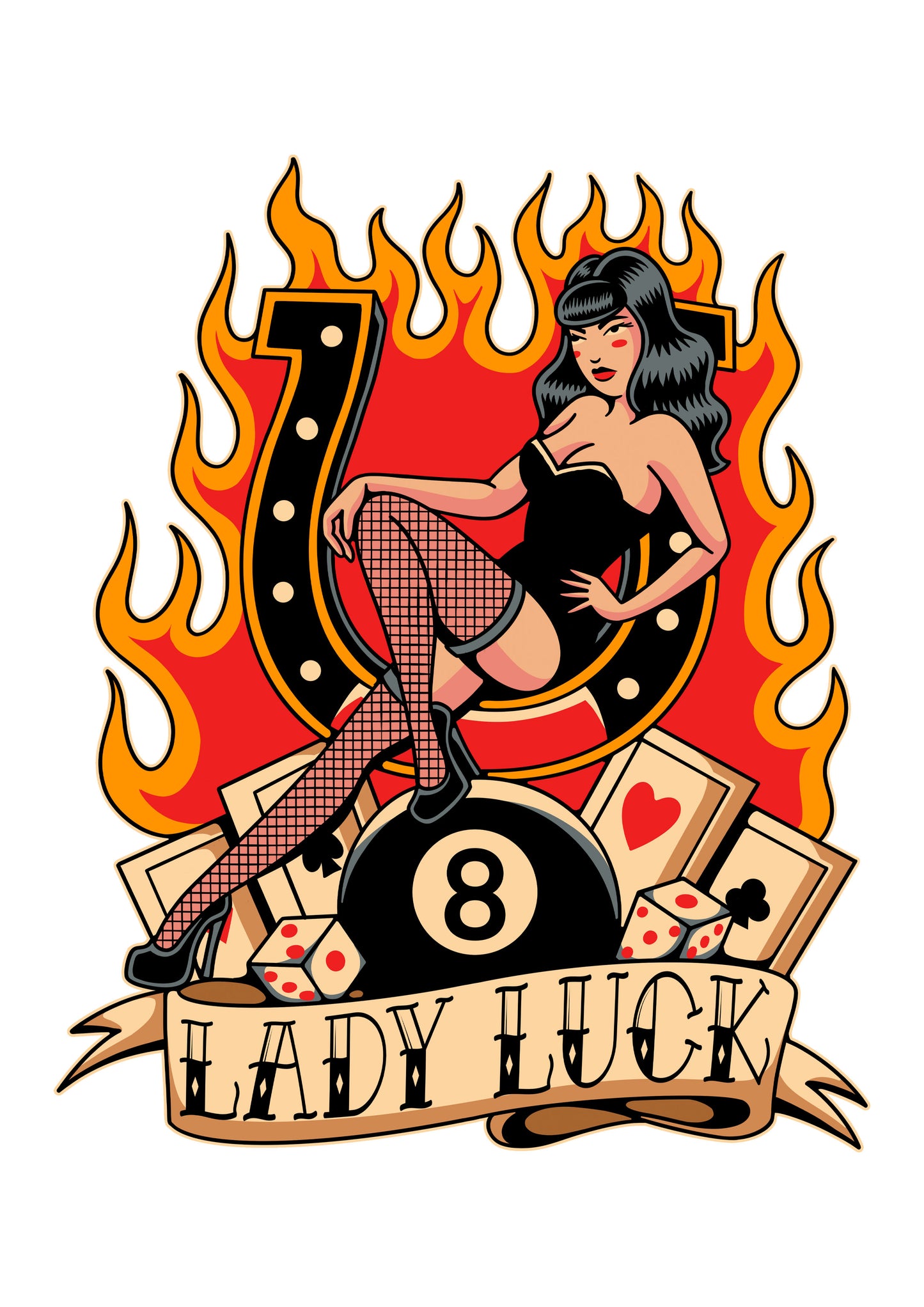 Adults Lady Luck Hoodie