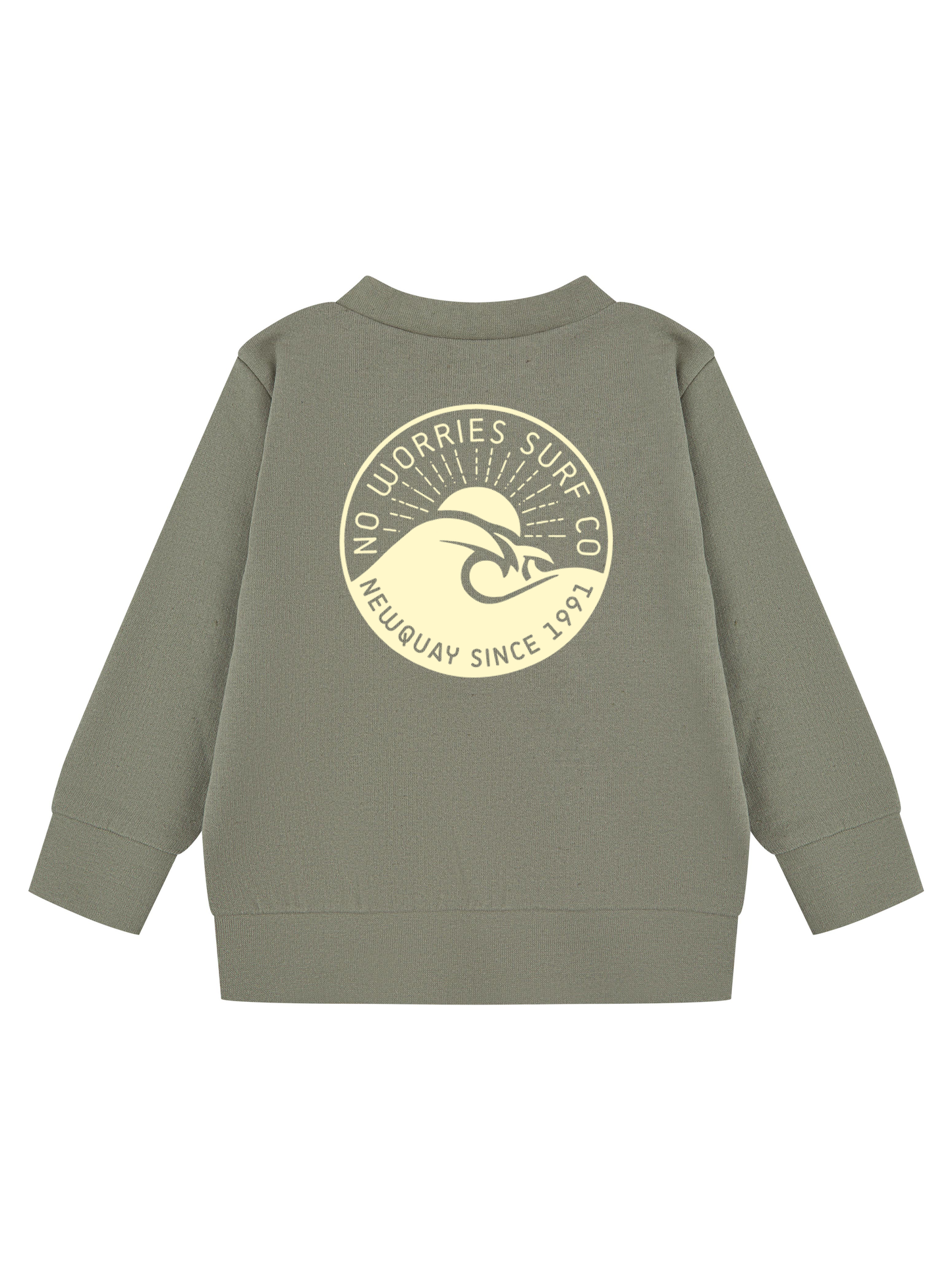 Toddler Wave Sweatshirt - Khaki