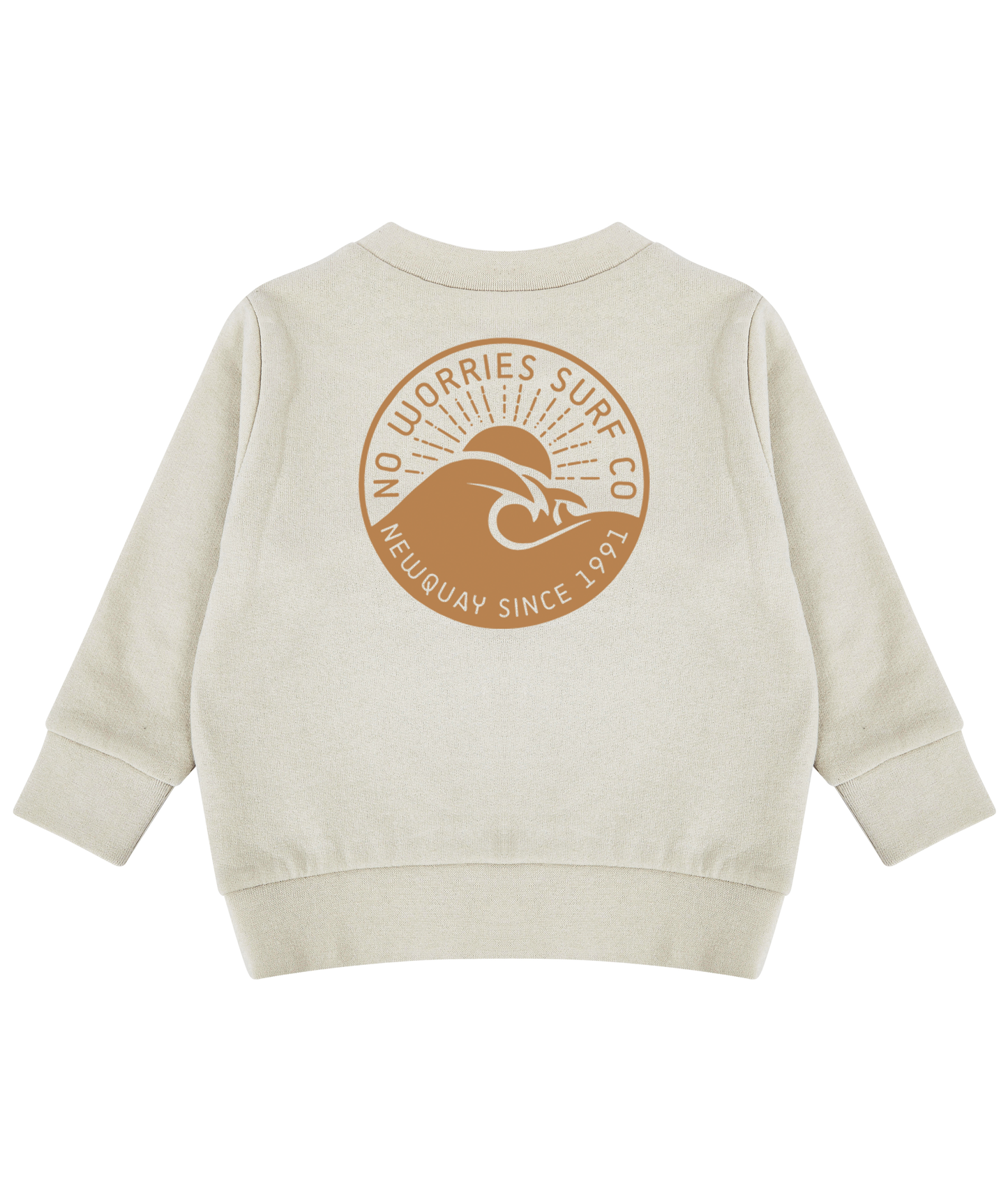 Toddler Wave Sweatshirt - Stone