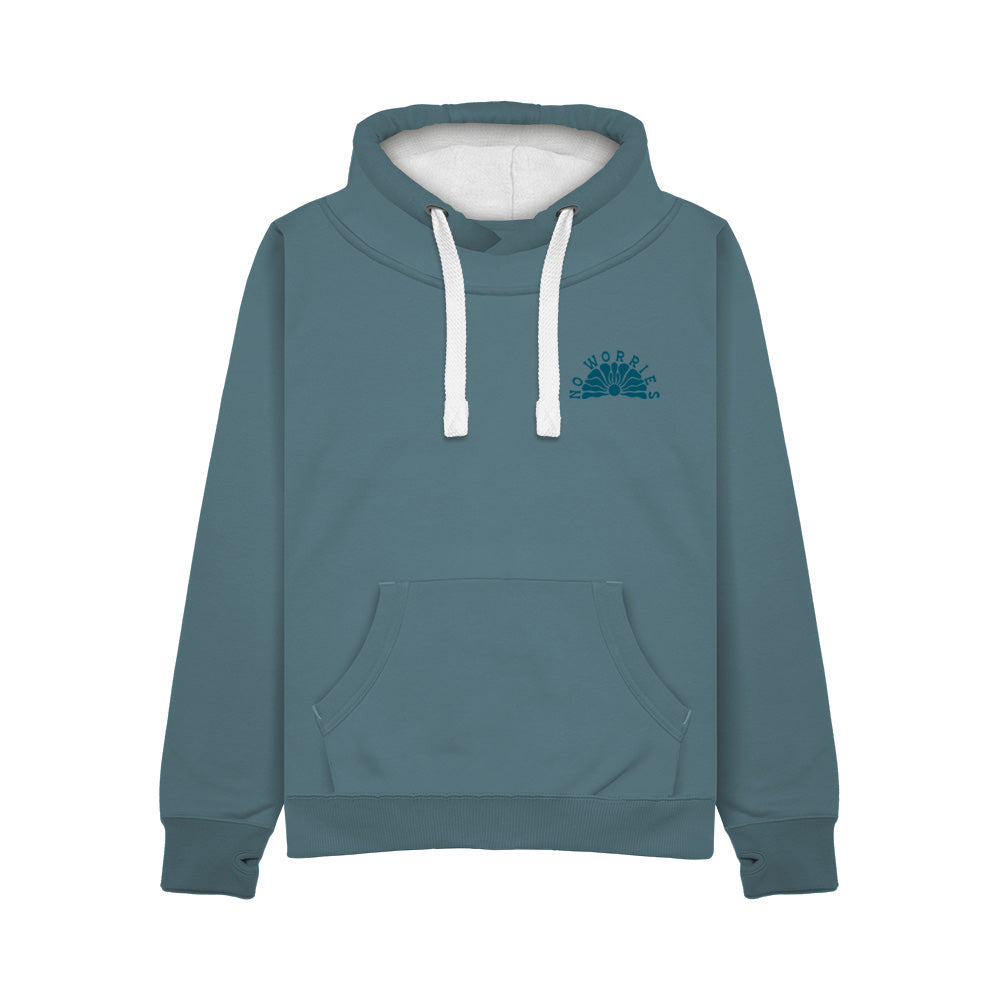 Ultra Premium Surf Shop Hoodie -Ocean Blue – NoWorriesSurfCo