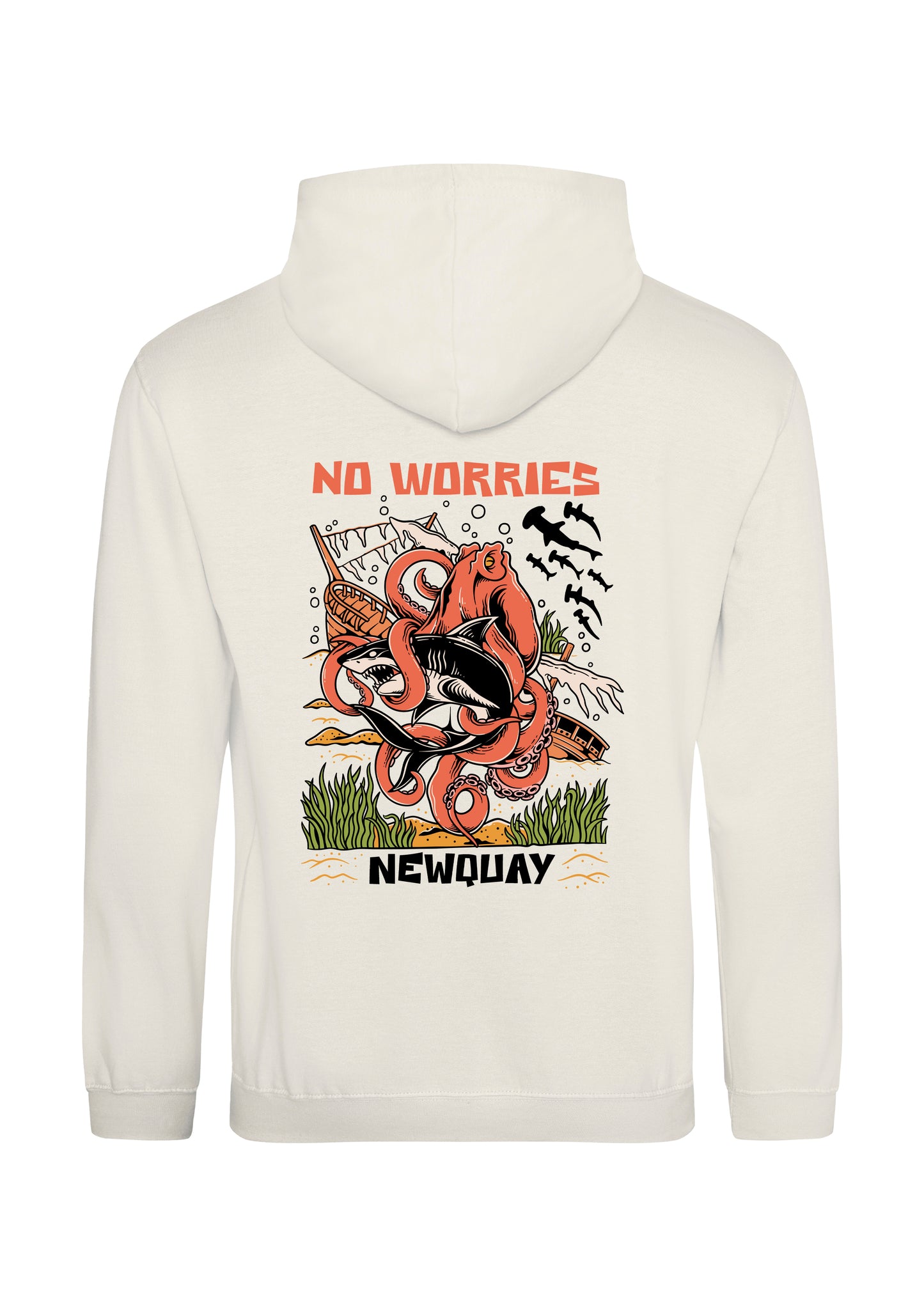 Adults Octopus Vs Shark Hoodie