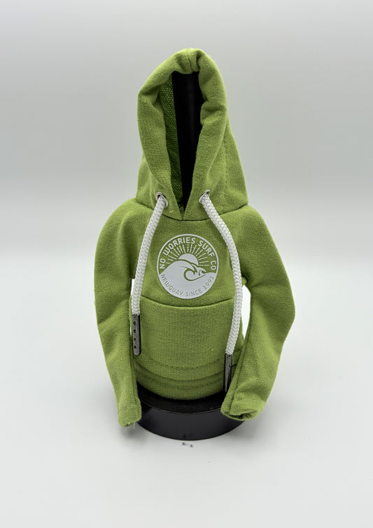 Mini Gear Knob Hoodie - Wave - Olive Green