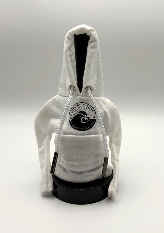 Mini Gear Knob Hoodie - Wave - White